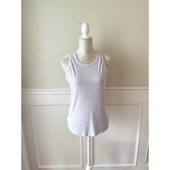 Danskin Light Purple Ribbed Tank Top S New - Picture 1 of 4
